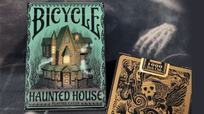 Bicycle Haunted House Spielkarten von Sammelspielkarten, Sammlerstück