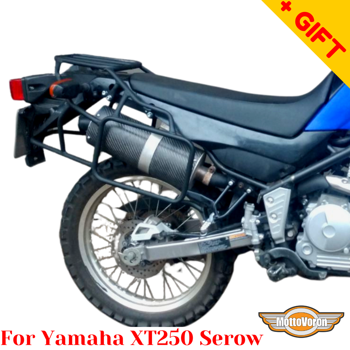 For Yamaha XT250 Luggage rack system Serow 250 Side carrier XT 250