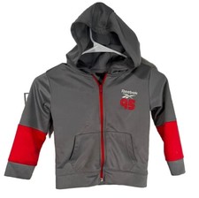 Reebok 95 Series Fury 4t Gray Full Zip Hoodie Jacket