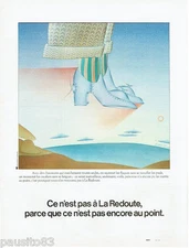 ADVERTISEMENT ADVERTISING 115 1978 LA REDOUTE shoes ALMAN CHEN