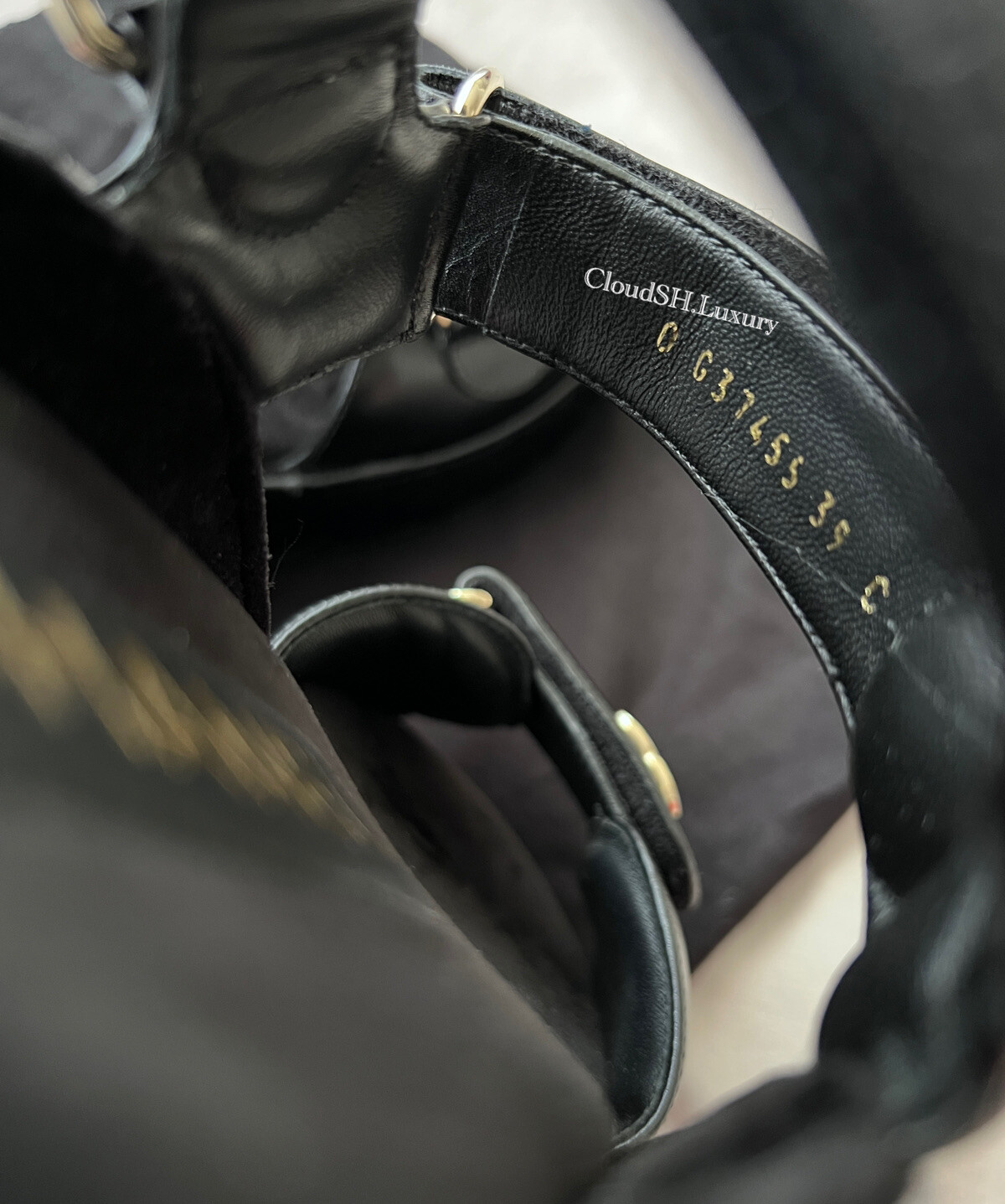 Auth Chanel Black Leather CC Logo Strap Wedge Sandals -Sz.39 image 10