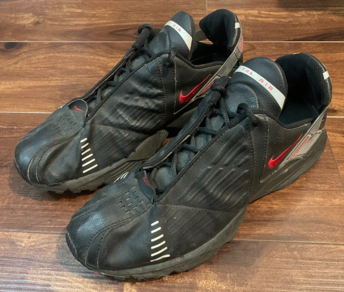 Nike Air Max 304078-061 Mens Black BRG 1000 Running Shoes Size 12 Lace Up