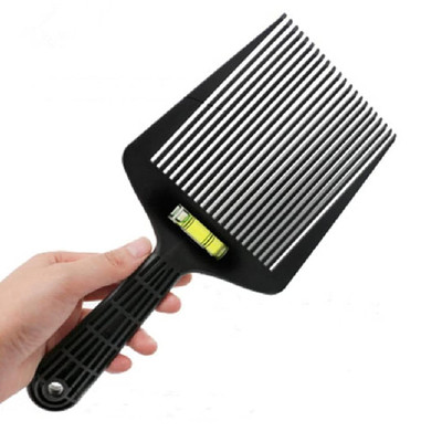 Eforlike Barber Flat Top Comb with Level Bang Liquid Oil Hair Cutting Angle Adju