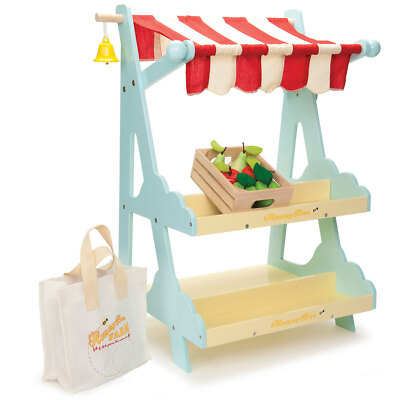 Honeybee Marktstand / Honeybee Market, Kaufladen aus Holz von Le Toy Van (TV181)