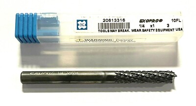 OSG EXOPRO 1/4'' Solid Carbide Router Premium High Performance Diamond Coating