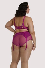 Dita Von Teese madame x garter belt D46945 magenta US 4 XS  New no tags