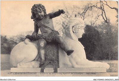 ABCP10-92-0879 - Bois De Boulogne - Château De Bagatelle - Sphinx Des Perist