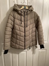 Jessica Simpson Green Padded Anorak Style Jacket With Hood Size L/g Bnwt