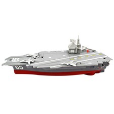 Electric Plastic Mini Aircraft Carrier Kid Toy Model Collectible