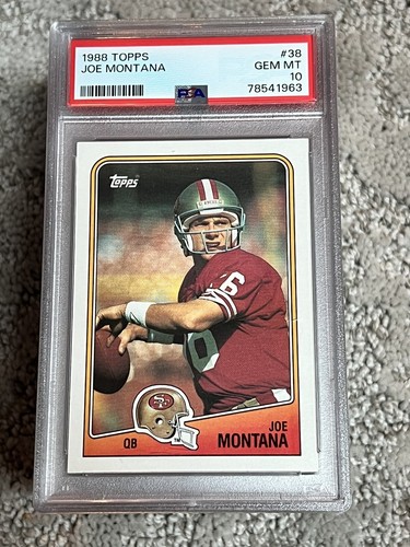Joe Montana #38 1988 Topps card
