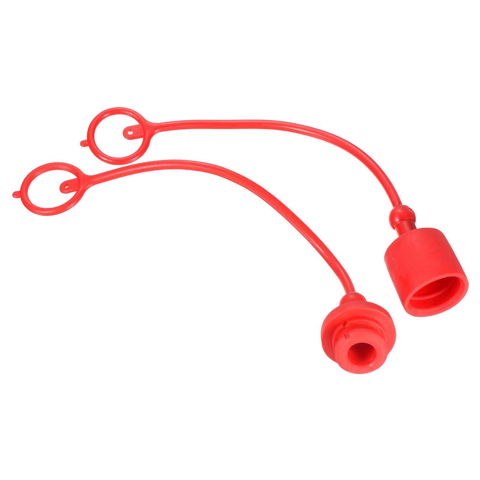 Polvo Tapa y Tapón Kit, 3 Set 1" ID PVC Macho Hembra Conector Manguito Cubiertas