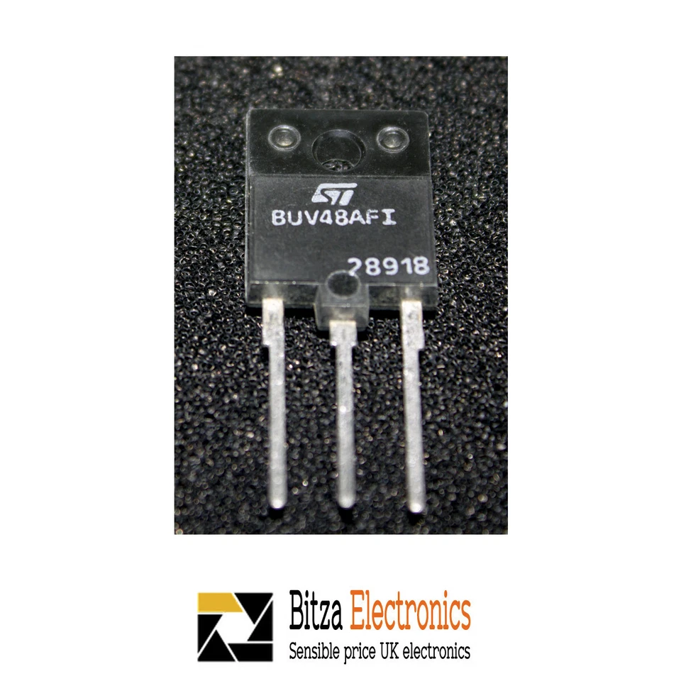 STMICROELECTRONICS ST BUV48AFI BUV48 High Power NPN Transistor 1KV 15A (30A) 55W ISOWATT-218