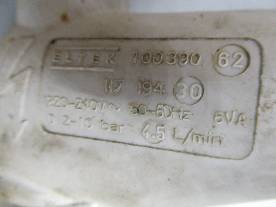 Zulaufschlauch passend wie Progres PL131OW, wie Zanussi ZDTS Eltek 102 100390 62 - Bild 3 von 3