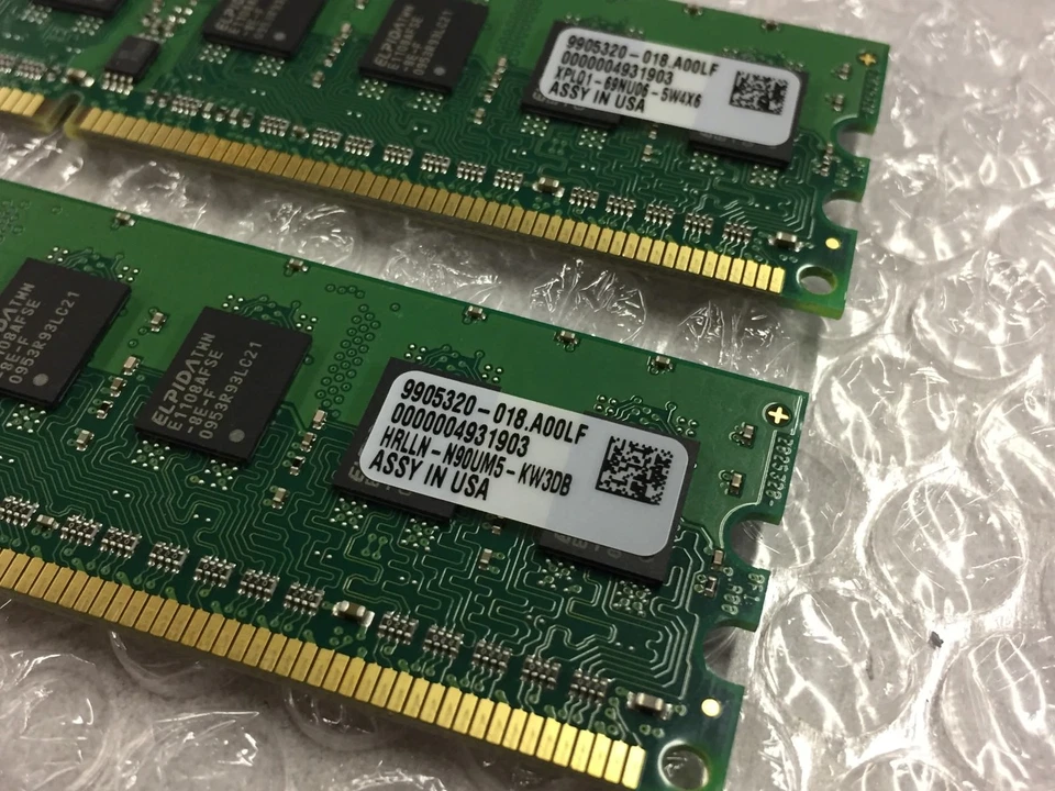 Kingston 2 GB RAM Kit (2x1) SNPKN992CK2/2G 99L0262-001 P945184-0546398 - Image 4 of 4