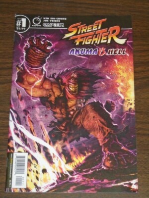 STREET FIGHTER AKUMA VS HELL #1 UDON COMICS COVER A AUGUST 2019