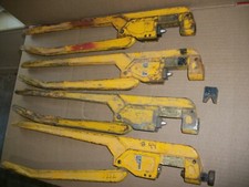 LOT OF 4 MORRIS  CABLE LUG CRIMPER NEEDS PARTS LOOK !