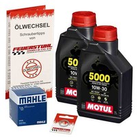Honda Forza 300 (NF08) 18-20, Motul 10W30 ÖL + Mahle ÖLfilter, MotoröL Set