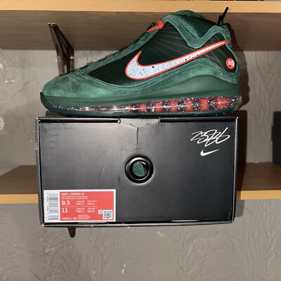 [DX8554-300] Mens Nike LEBRON 7 'FLORIDA A&M UNIVERSITY GORGE GREEN' SZ 9.5