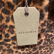 Gorgeous Allsaints Leopard Serra Shearling Reversible Coat Size Xs Bnwt