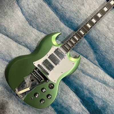 SG Electric Guitar Mahogany Body Rosewood Fretboard Tremolo System Bridge