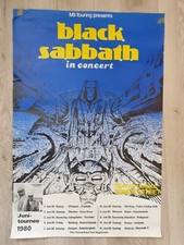 Black Sabbath in Concert Plakat Live Czerwiec-tournee 1980 Plakat koncertowy