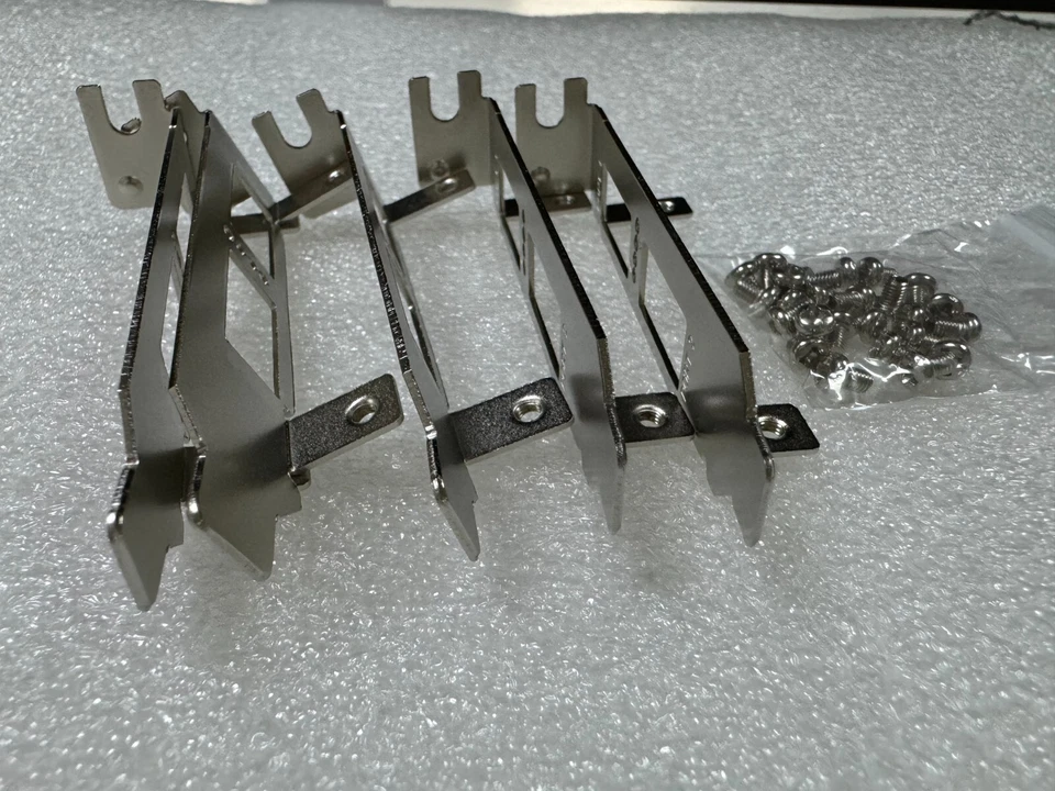 lot of 5 Low profile bracket DELL Mellanox ConnectX-3 CX324A 40G FC 08KP6W 8KP6W - Image 4 of 4