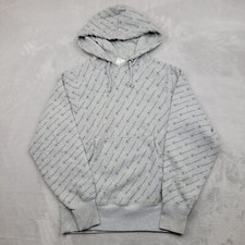 Champion Reverse Weave Hoodie Men Small Sweater Sweatshirt All Over Print Adult