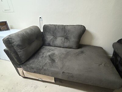 New couches sofas black Soft Suede