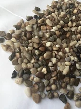 10Lb Decorative Polished Pebbles/River Rocks/Aquarium Gravel (Small, Mixed 10Lb)