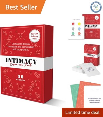 Red BestSelf Intimacy Expansion Pack: 50 Engaging Conversation Cards for Couples