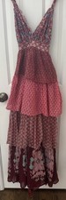 Zara Women's Floral Print Dress Boho Maxi  Dress  Small boho cottage core Wear