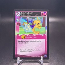 My Little Pony CCG Snips & Snails Problem Solvers F22 Holo Foil