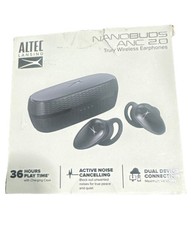 NanoBuds ANC 2.0 Headphones - Black by Altec Lansing for Unisex Headphones NEW