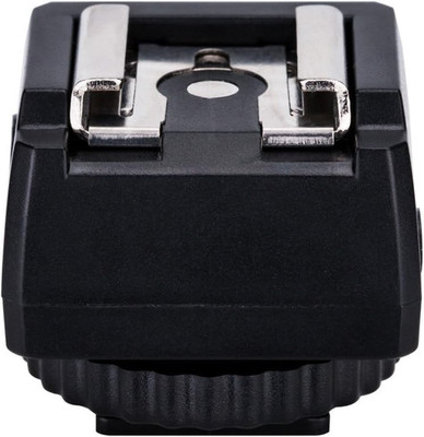 JJC Standard Hot Shoe Adapter with Extra PC Sync Connection Port & 3.5Mm Mini Ph