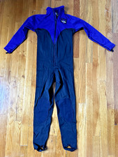 VTG AEROSKIN California Women's Size M Purple Black Wet Suit Water Protection