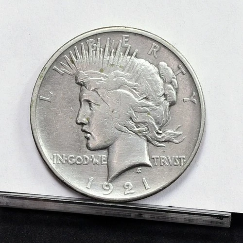 1921 Peace Dollar - Good Details, Harshly Cleaned (#61439-L)