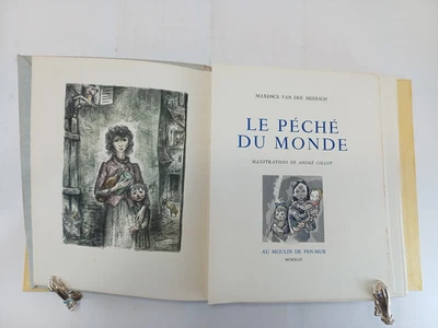 VAN DER MEERSCH (Maxence). Le péché du monde. Illus. de A. Collot. Ex. numéroté - Photo 1/4