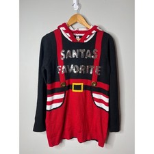 No Boundaries Santa's Favorite Sweater Dress Juniors XL 