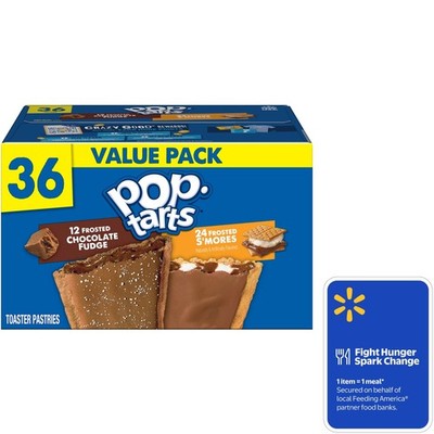 Variety Pack Toaster Pastries Snacks Value Pack 60.9 oz 36 Count)