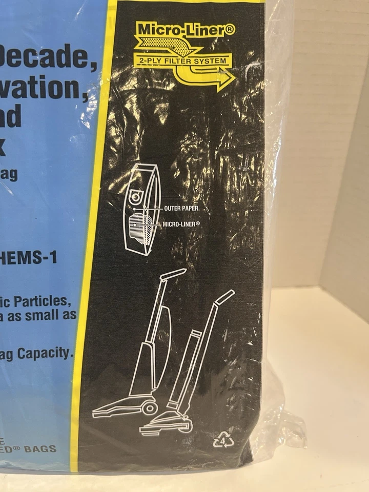 10 Hoover A Microlined Vacuum Cleaner Bags Elite Powermax Concept Decade Bag New - Image 3 of 4