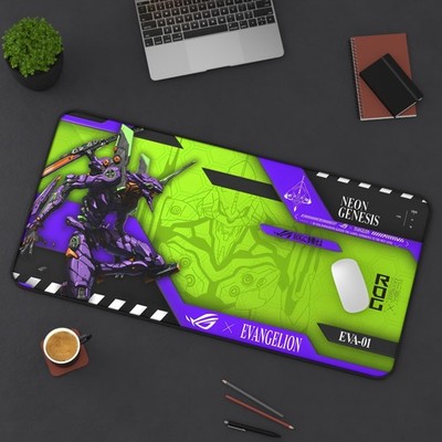 Evangelion Eva 01, Desk Mat, Anime Mouse Pad, Gaming Desk