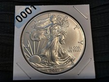 2017 $1 American Silver Eagle 1 oz Brilliant Uncirculated 69.99 per troy oz