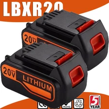 2X 8.0Ah 20Volt LB2X4020 Battery FOR Black and Decker 20V Lithium LBXR20 LBX20