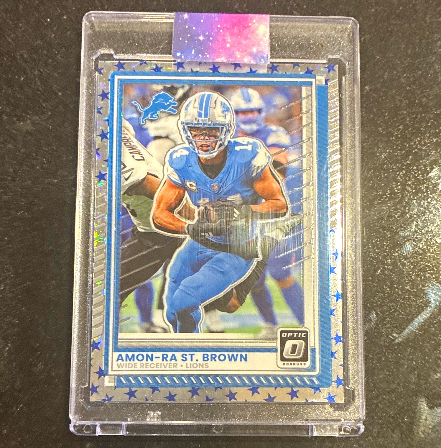 Panini 2025 Donruss Optic Prizm Amon-Ra St. Brown Lions #63 Football