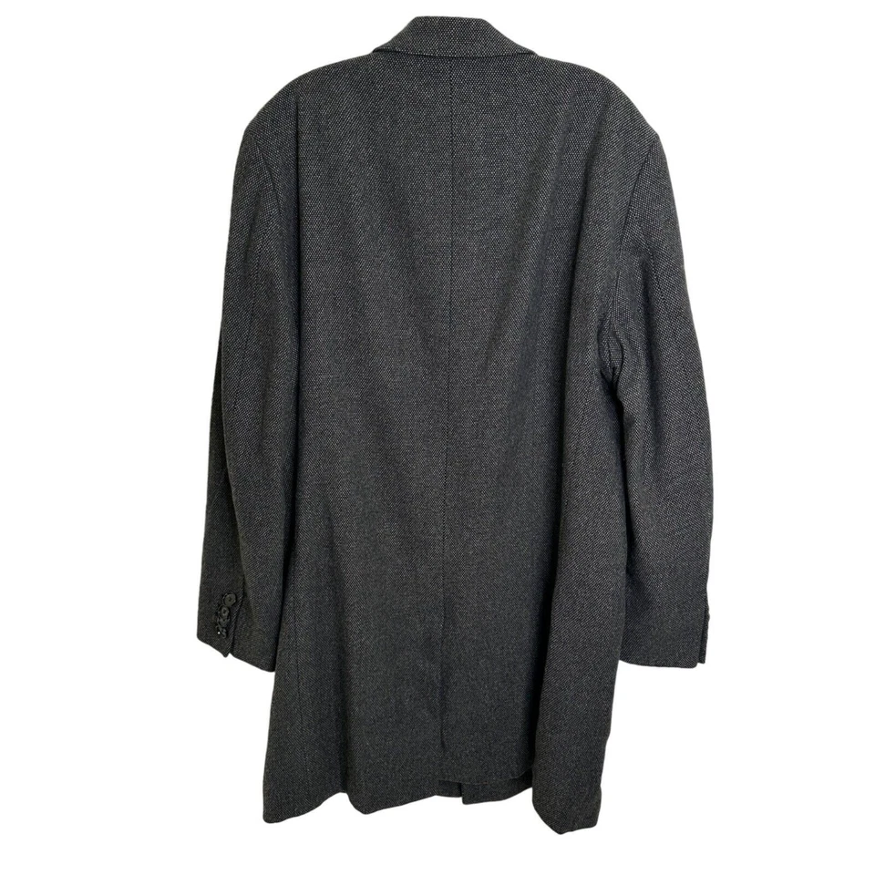Hugo Boss Stratus 1 Mens 42R Gray Wool Blend Overcoat Classic Fit - Image 2 of 4