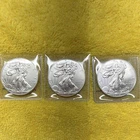 U.S. Mint 2014 American Silver Eagle $1 (3) 1 oz .999 Silver Uncertified.