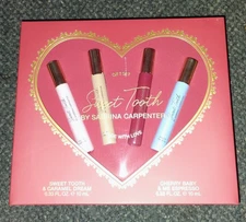Sabrina Carpenter Sweet Tooth/Cherry/Caramel/Espresso Mini Perfume 4 Piece Set
