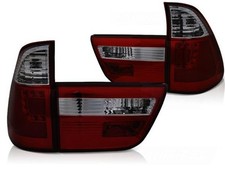 LED Lightbar Rückleuchten für BMW X5 E53 Bj. 99-03 Rot/Smoke