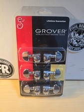 Grover 102-18C Rotomatic Tuners, 3 3, Chrome Finish