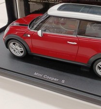 1/18 AUTOART MINI COOPER S Red x White Minicar